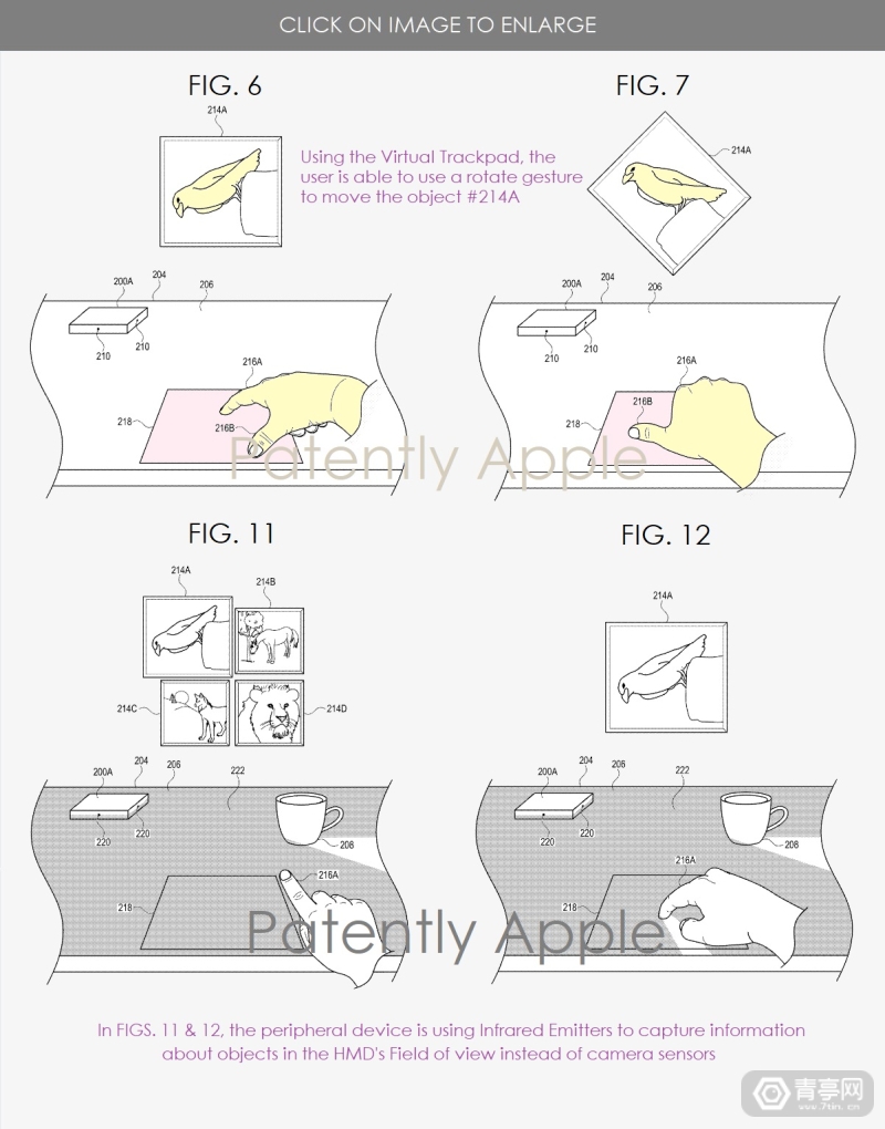 苹果AR/卡塔尔世界杯官方
专利：通过桌面储空完成头显交互操作